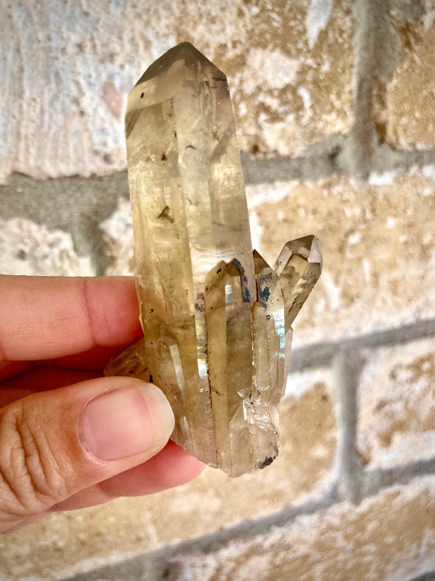 Real All Natural Citrine with a hint of Smokey Quartz Crystal 15