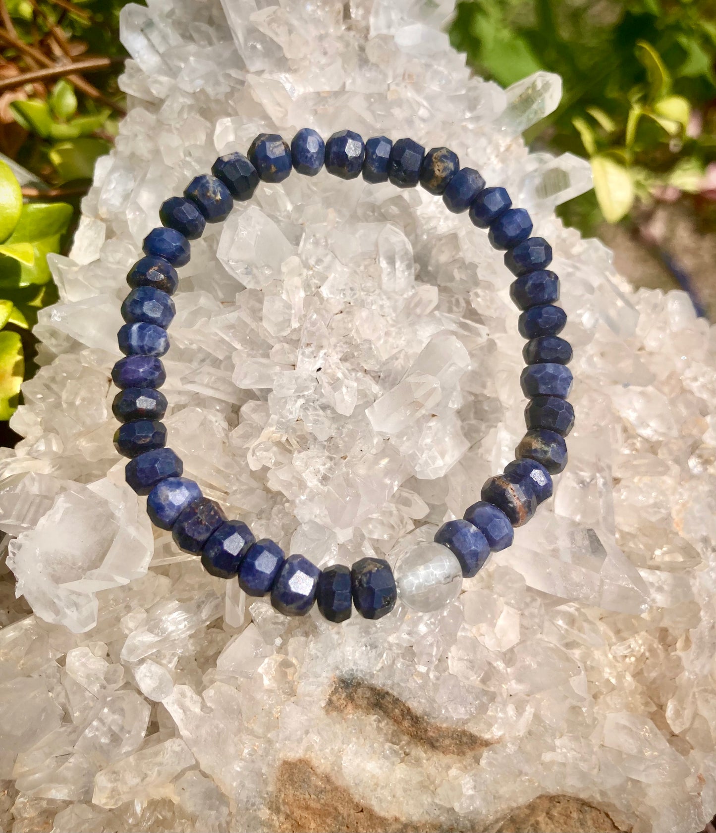 All Natural Sapphire Healing Precious Gemstone Bracelet