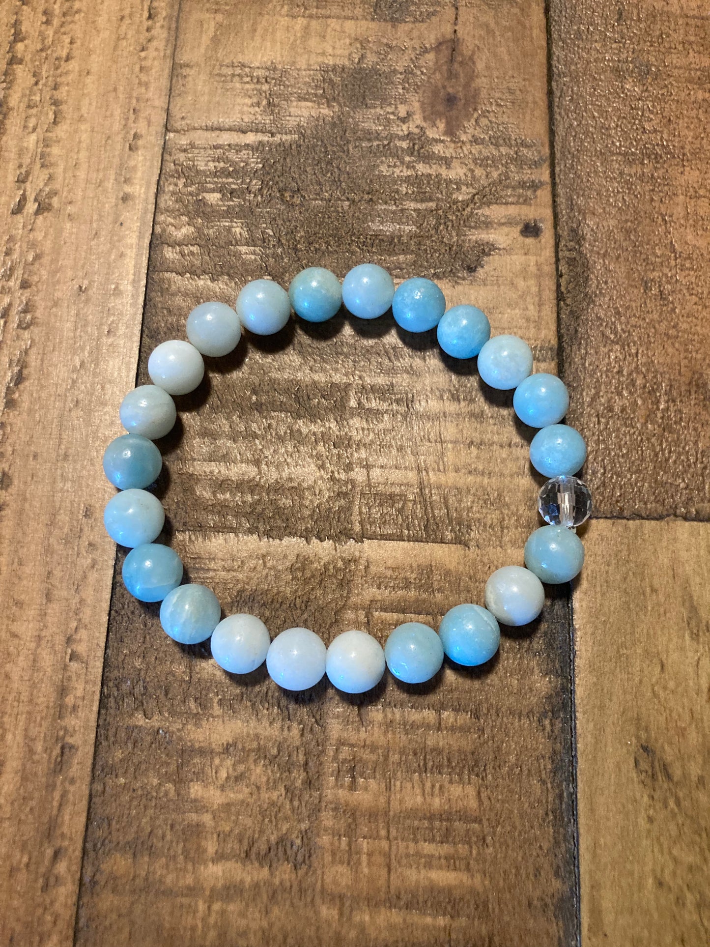 All Natural Amazonite Healing Gemstone Bracelet
