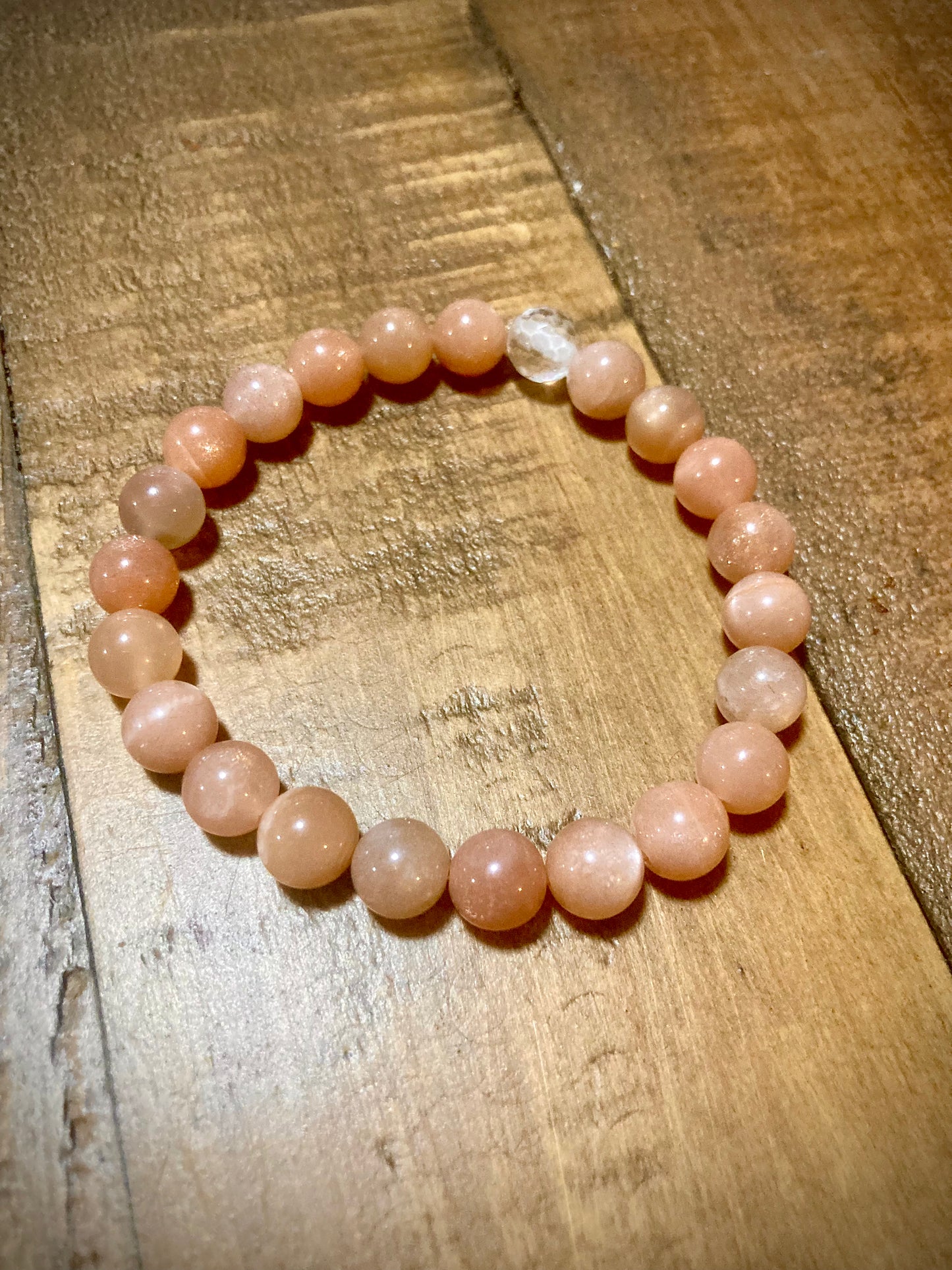 All Natural Sunstone Healing Gemstone Bracelet