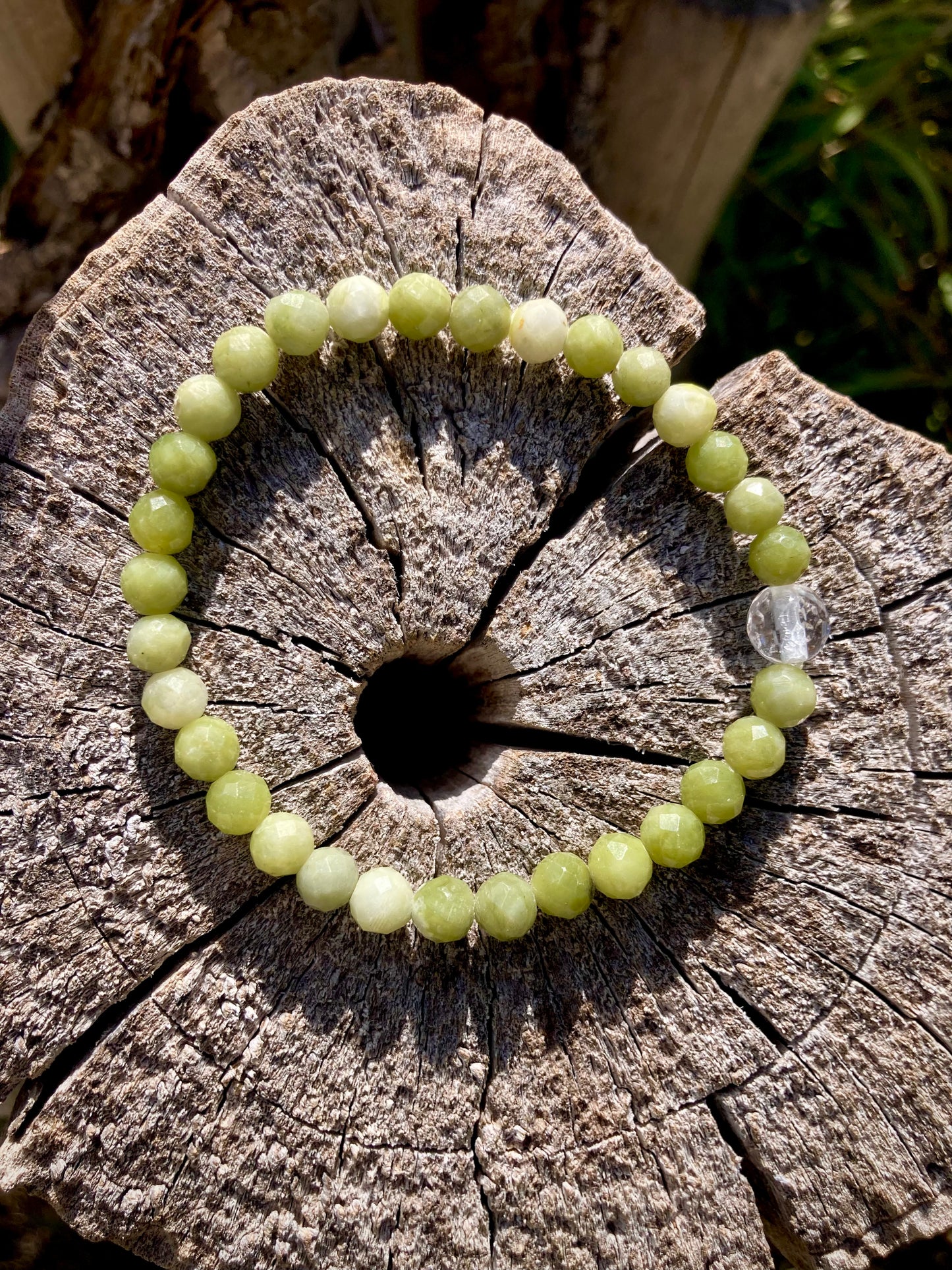 All Natural Peridot Healing Gemstone Bracelet