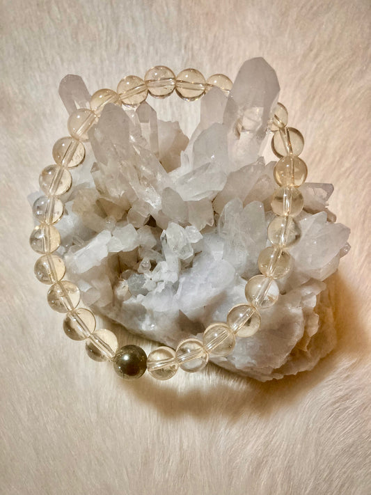 All Natural Real Citrine Healing Gemstone Bracelet