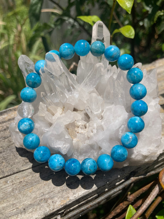 All Natural Apatite Healing Gemstone Bracelet