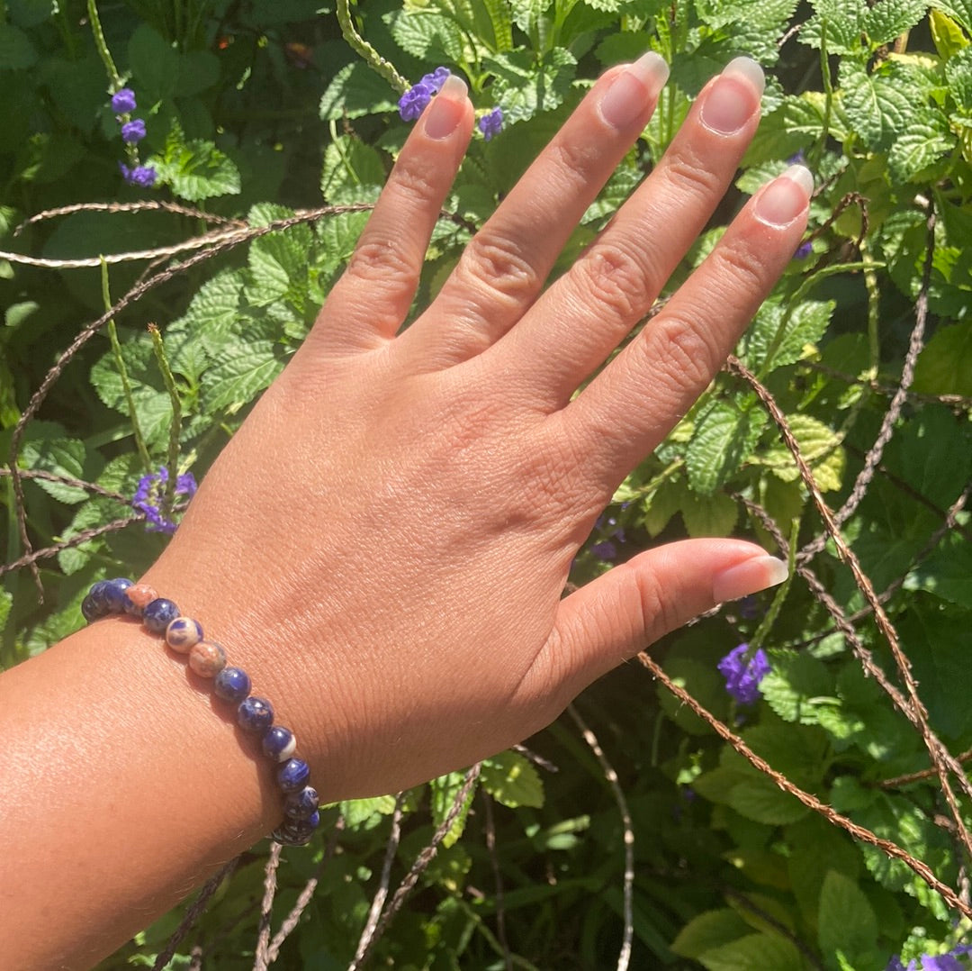 All Natural High Grade Sodalite Healing Gemstone Bracelet