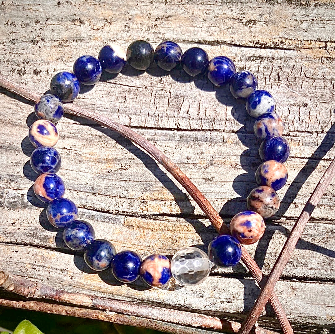 All Natural High Grade Sodalite Healing Gemstone Bracelet