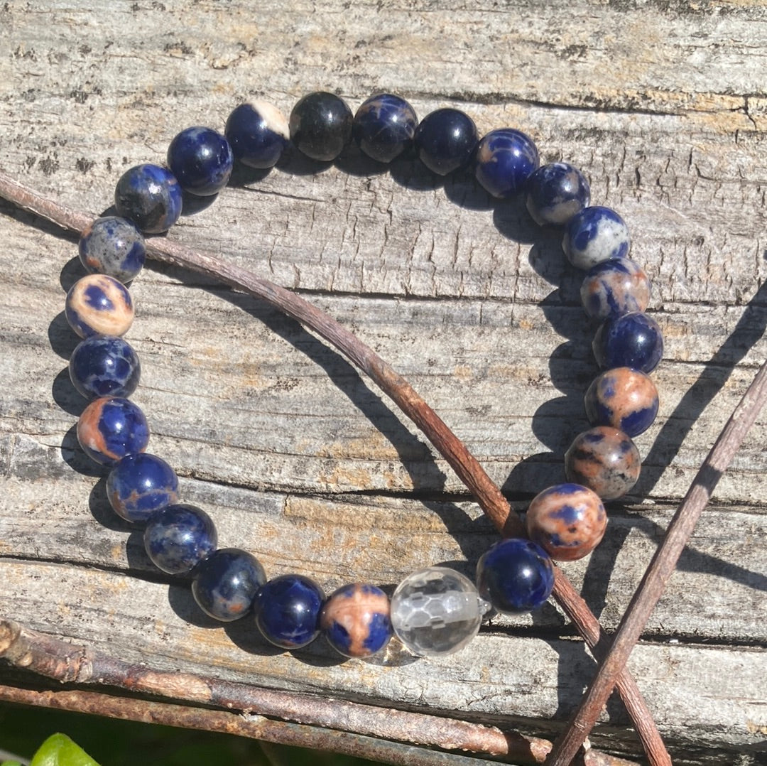 All Natural High Grade Sodalite Healing Gemstone Bracelet