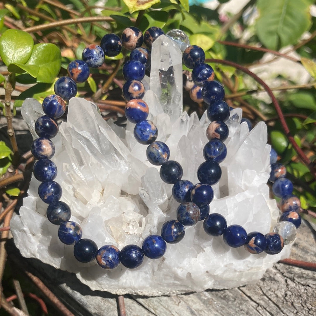 All Natural High Grade Sodalite Healing Gemstone Bracelet