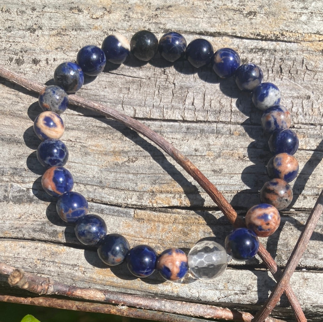 All Natural High Grade Sodalite Healing Gemstone Bracelet