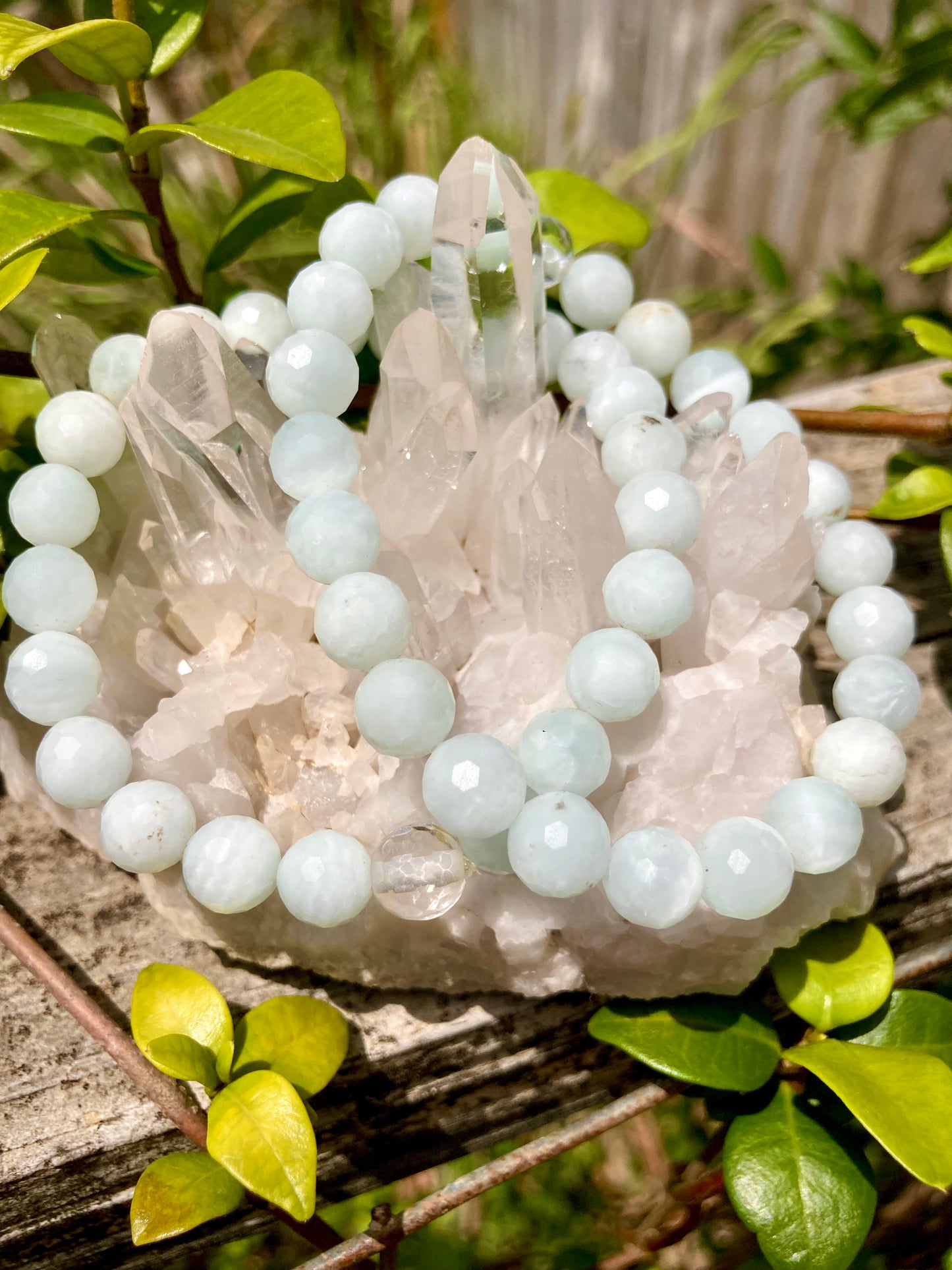 All Natural Rare Celestite Healing Gemstone Bracelet