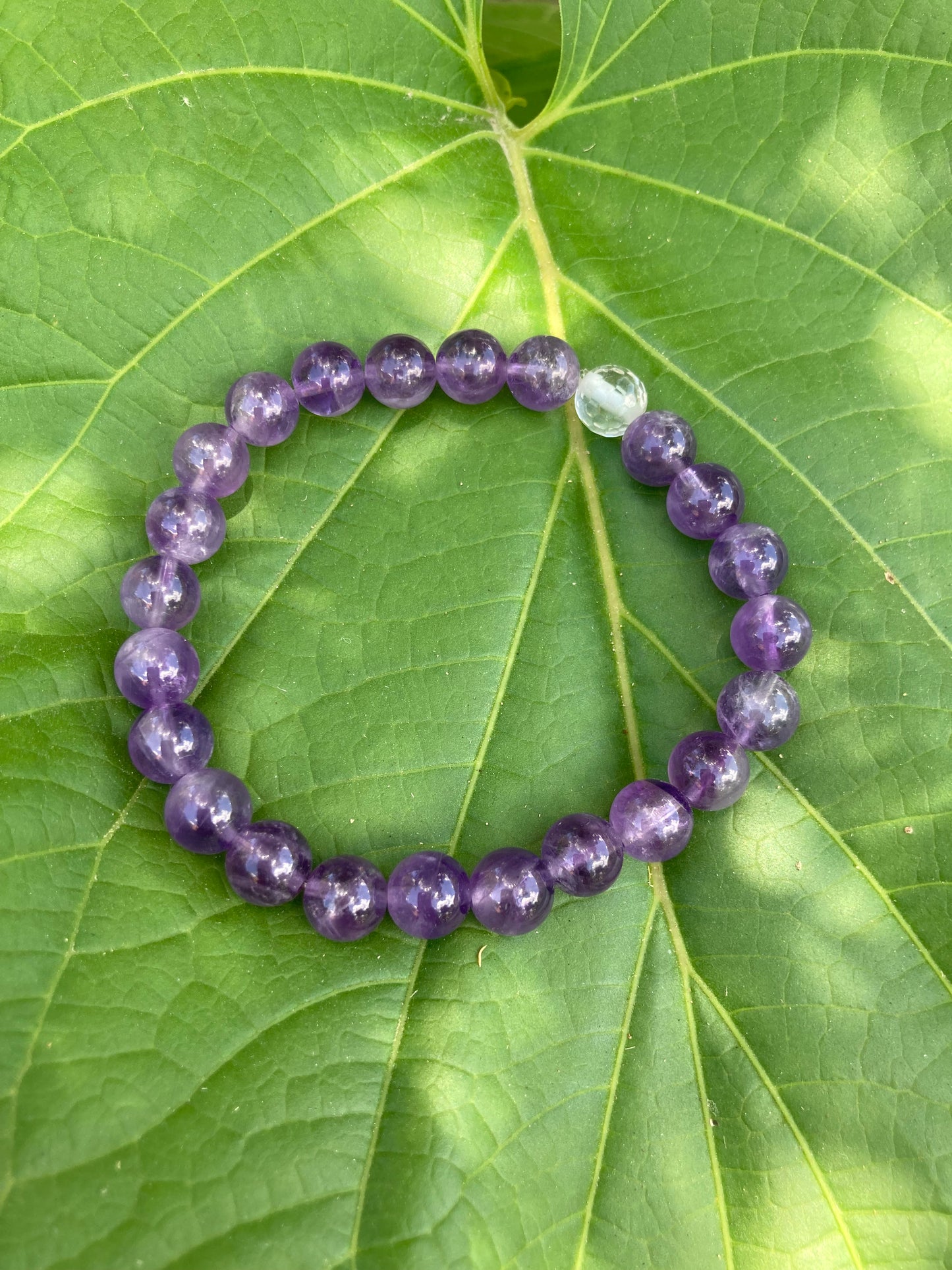 All Natural Amethyst Healing Gemstone Bracelet