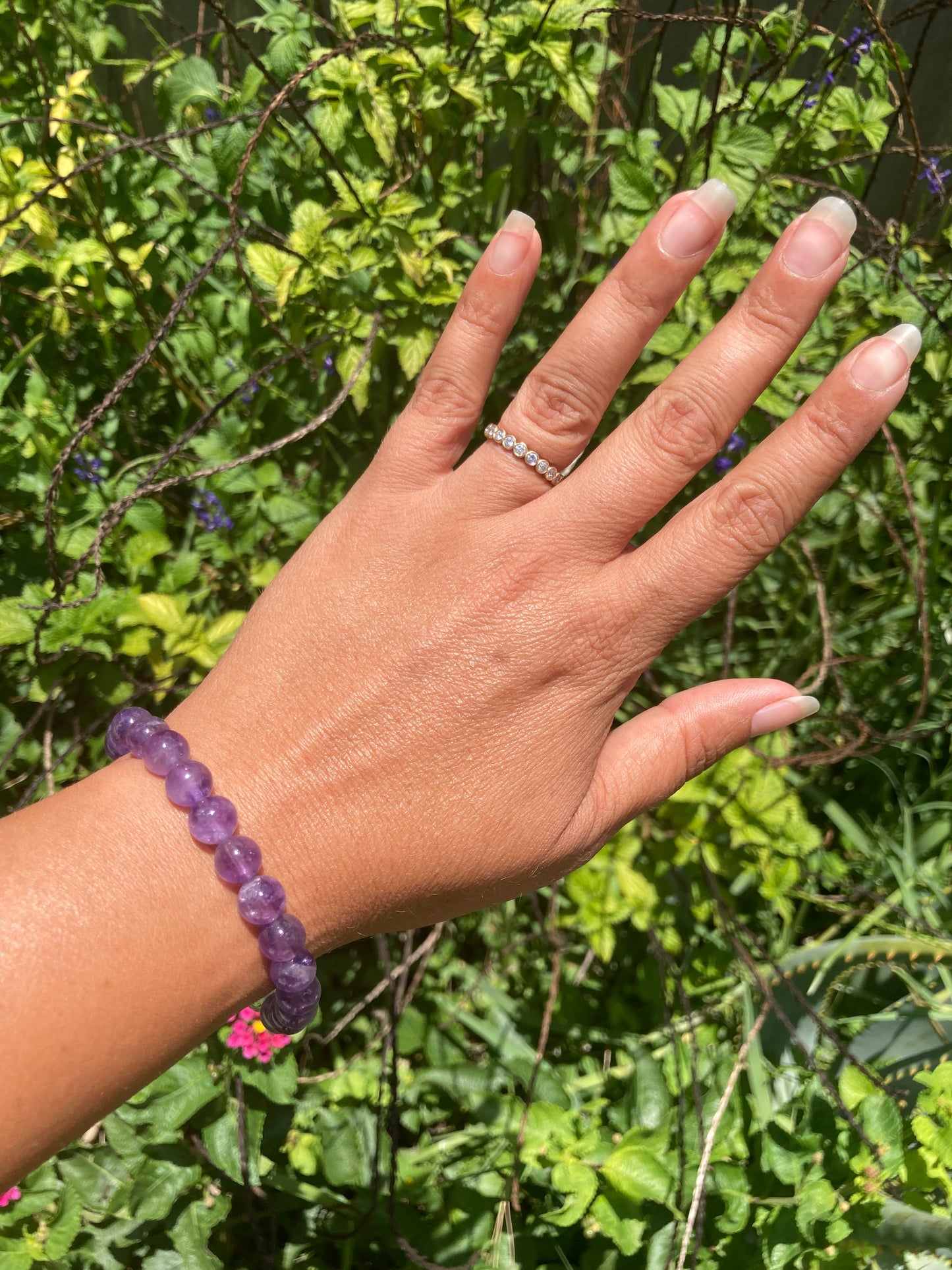 All Natural Amethyst Healing Gemstone Bracelet