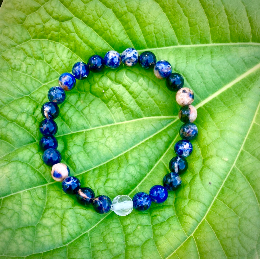 All Natural High Grade Sodalite Healing Gemstone Bracelet