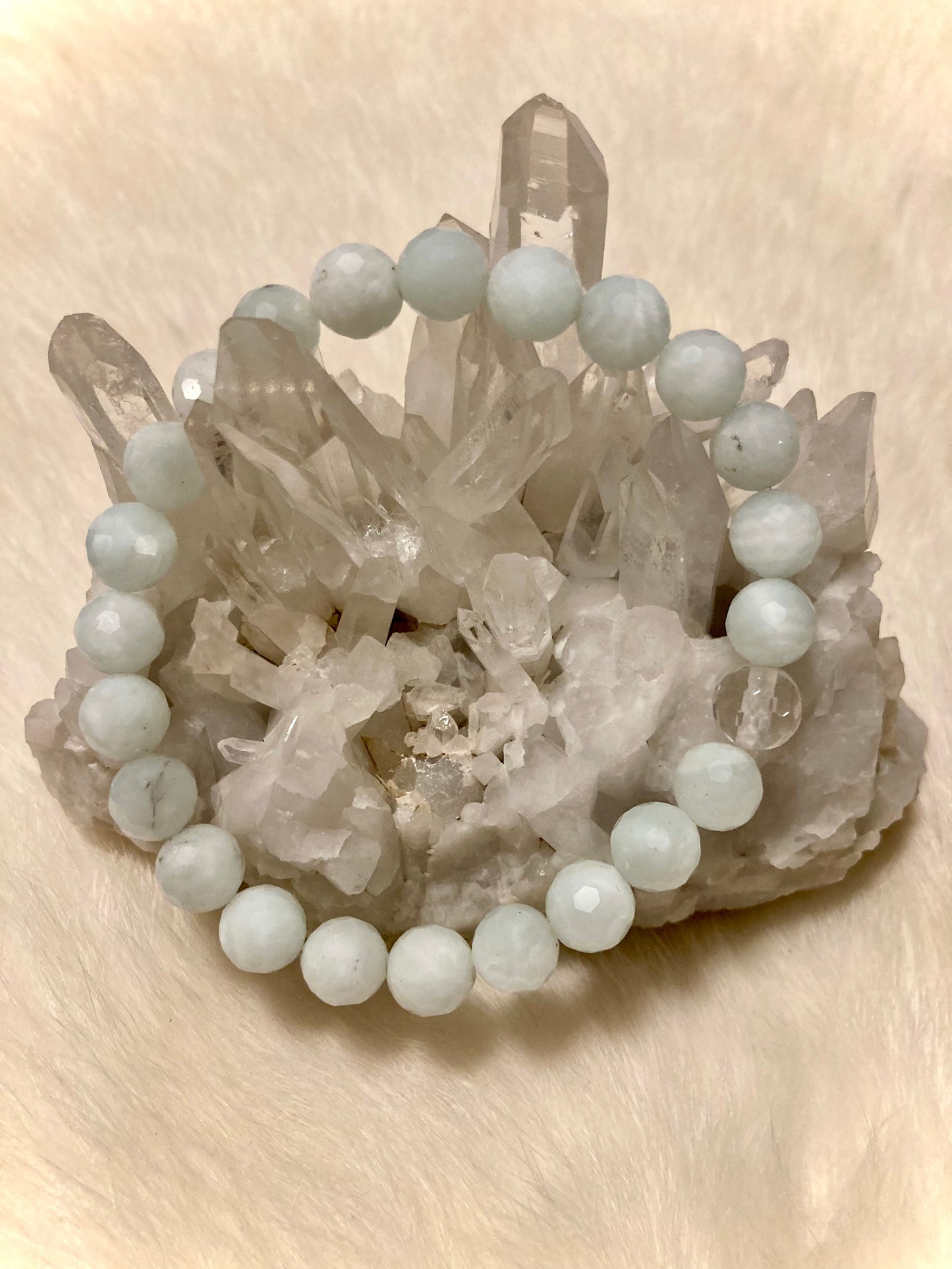 All Natural Rare Celestite Healing Gemstone Bracelet