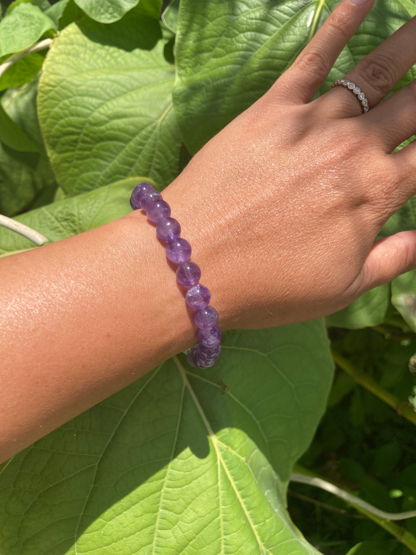 All Natural Amethyst Healing Gemstone Bracelet