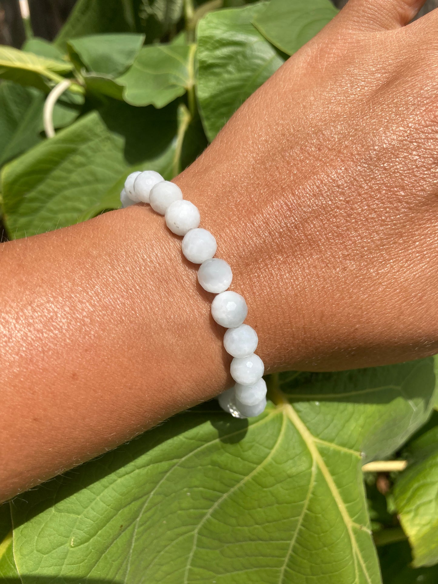 All Natural Rare Celestite Healing Gemstone Bracelet