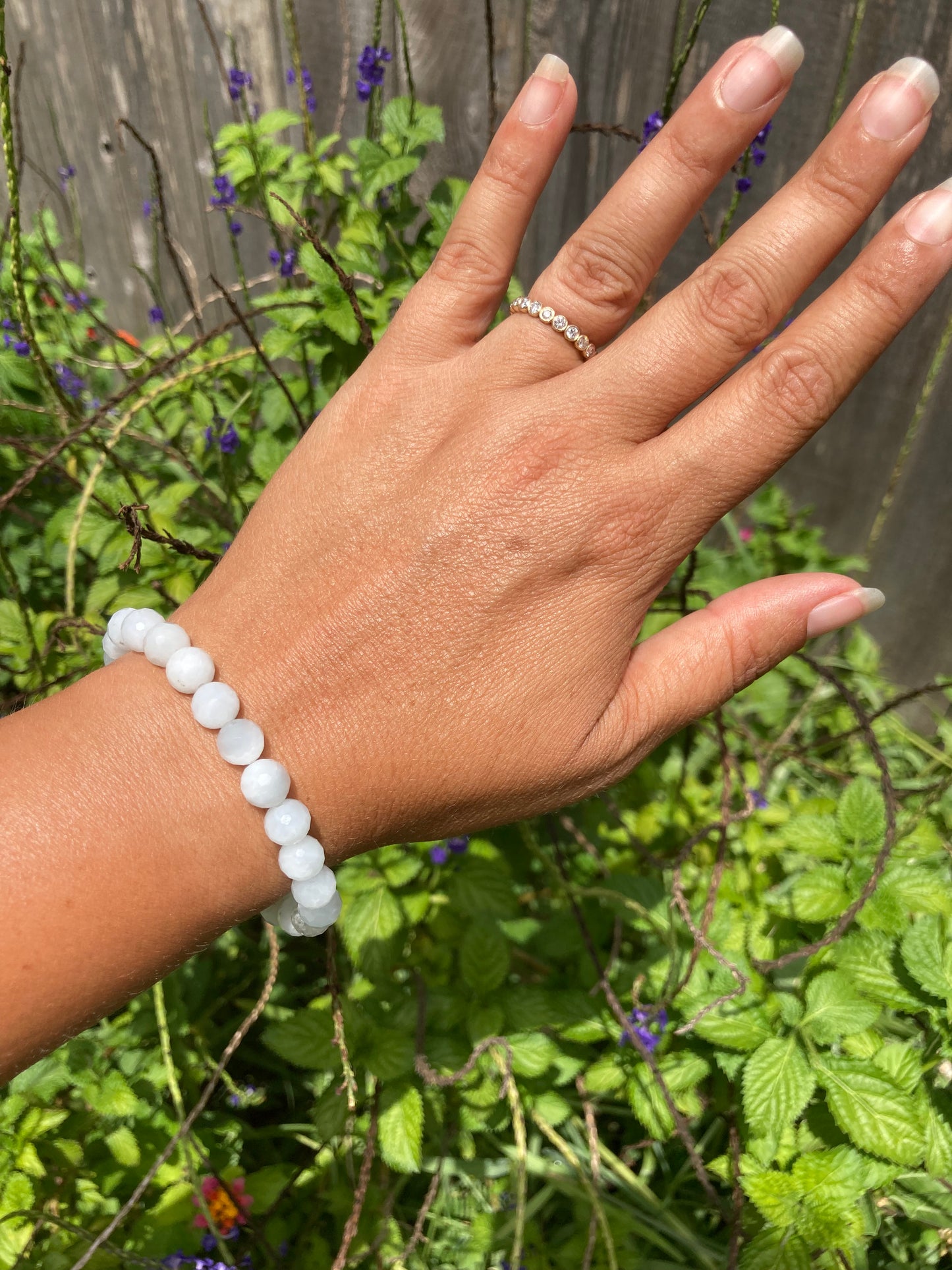 All Natural Rare Celestite Healing Gemstone Bracelet