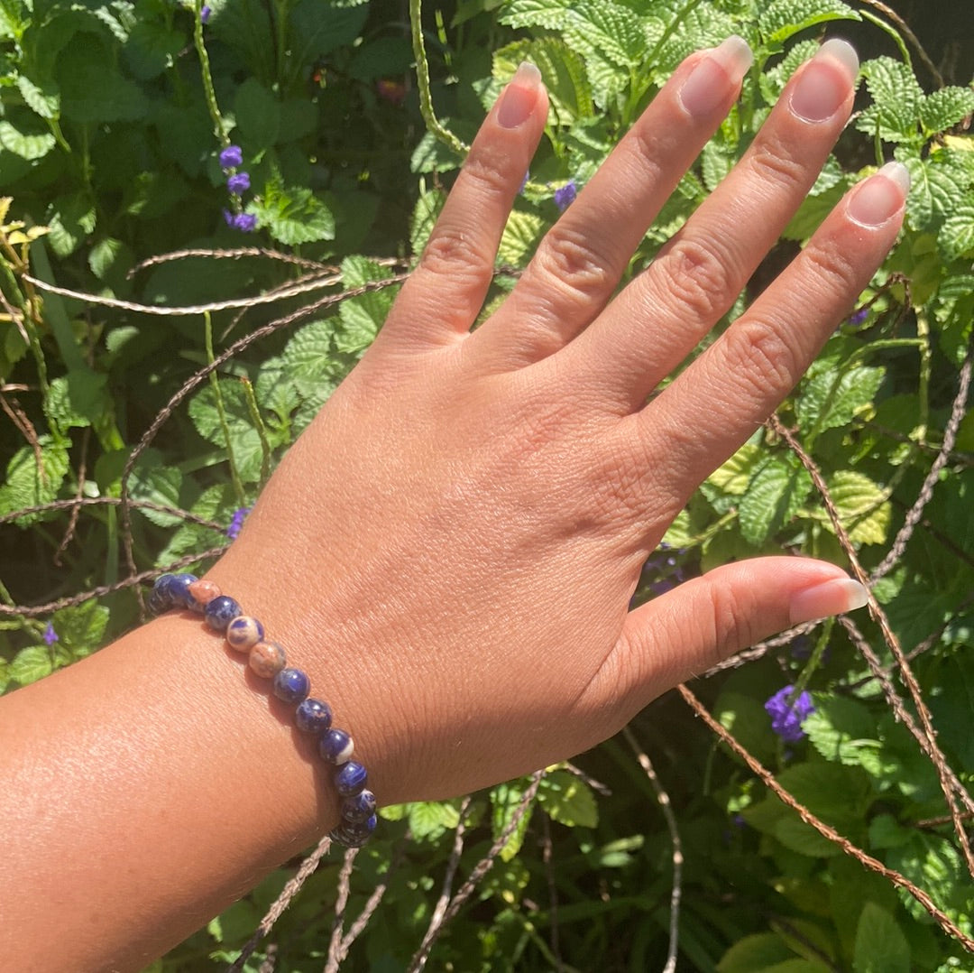 All Natural High Grade Sodalite Healing Gemstone Bracelet