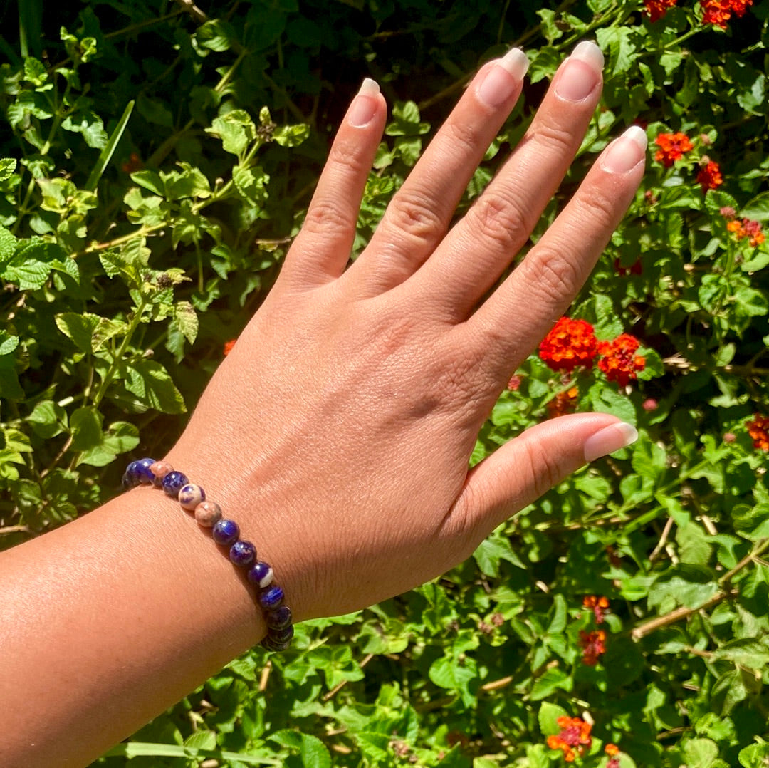 All Natural High Grade Sodalite Healing Gemstone Bracelet