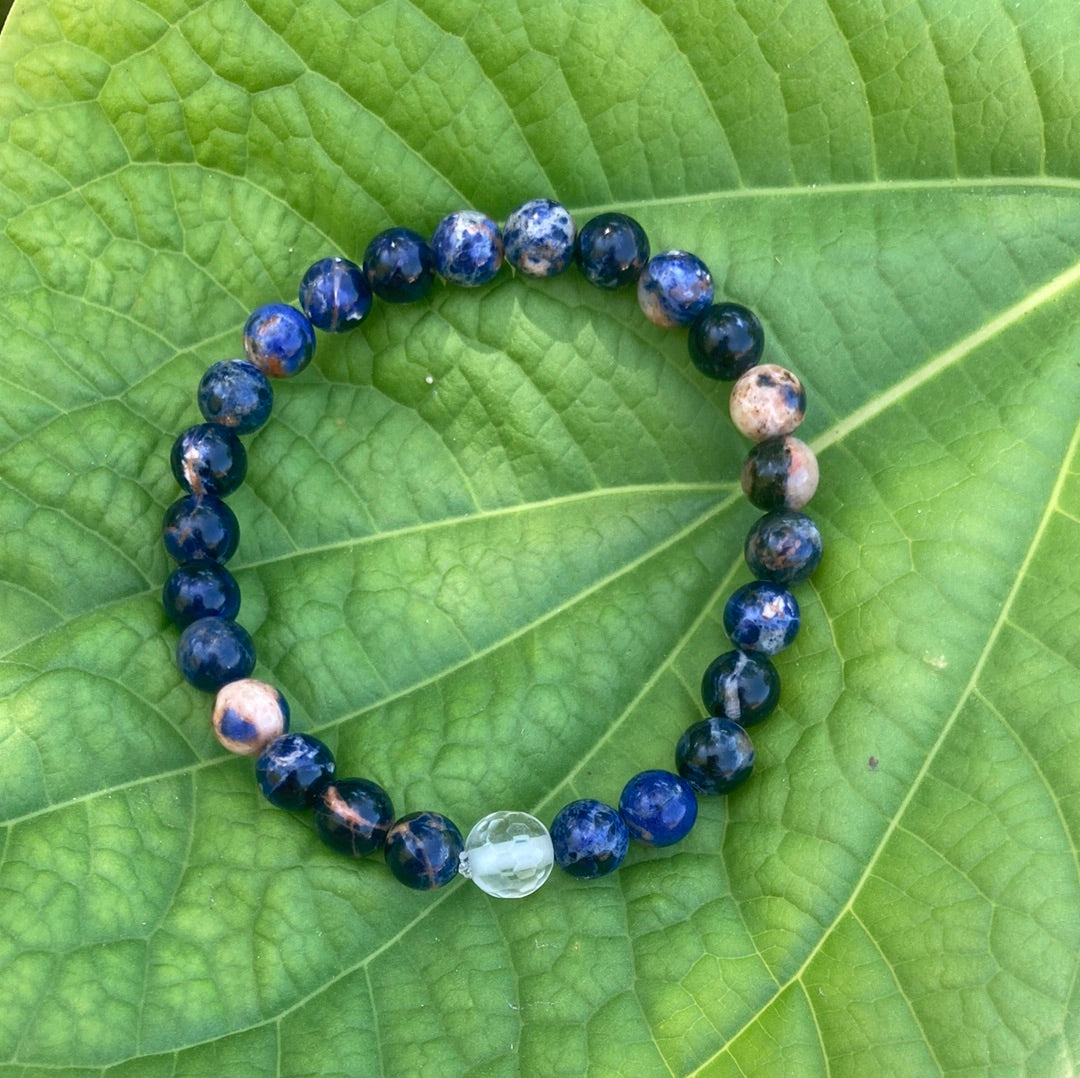 All Natural High Grade Sodalite Healing Gemstone Bracelet