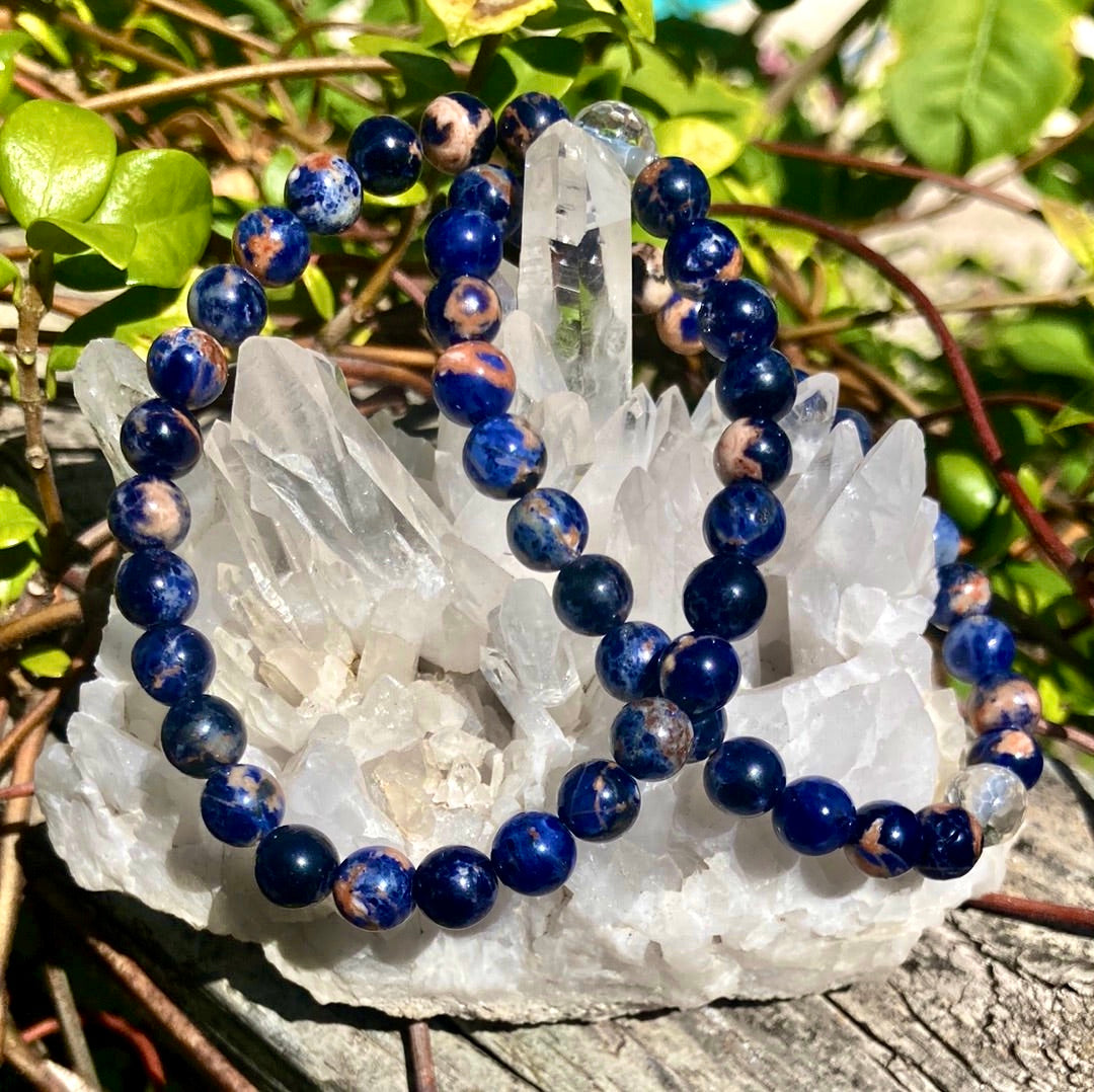 All Natural High Grade Sodalite Healing Gemstone Bracelet