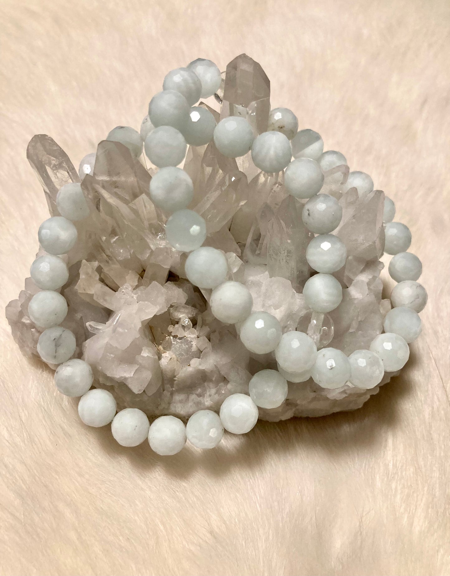 All Natural Rare Celestite Healing Gemstone Bracelet